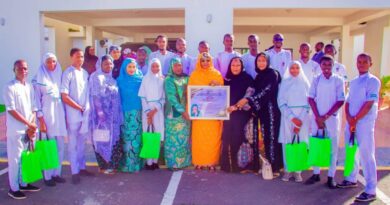 Bauchi First Lady urges Nursing Students to prioritise studies and support indigent colleagues.
